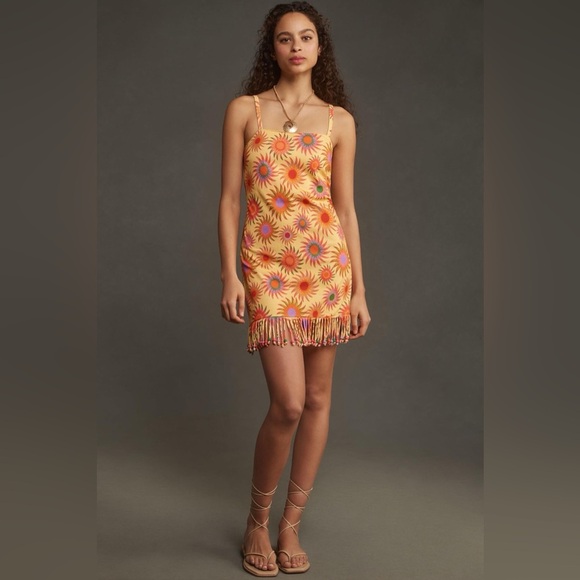 Farm Rio Slim Fringe Mini Dress - Picture 4 of 7